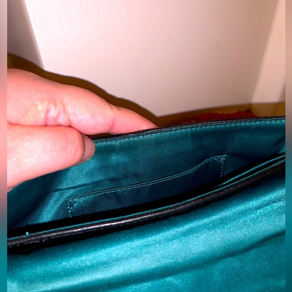 Vintage Coach Black Pebbled Hand Crafted Leather Wristlet or Clutch bag - Picture 6 of 12